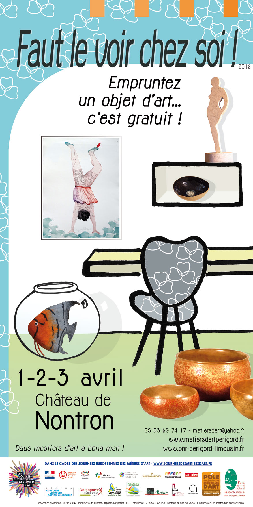 affiche Faut le voir chez soi 2016WEB