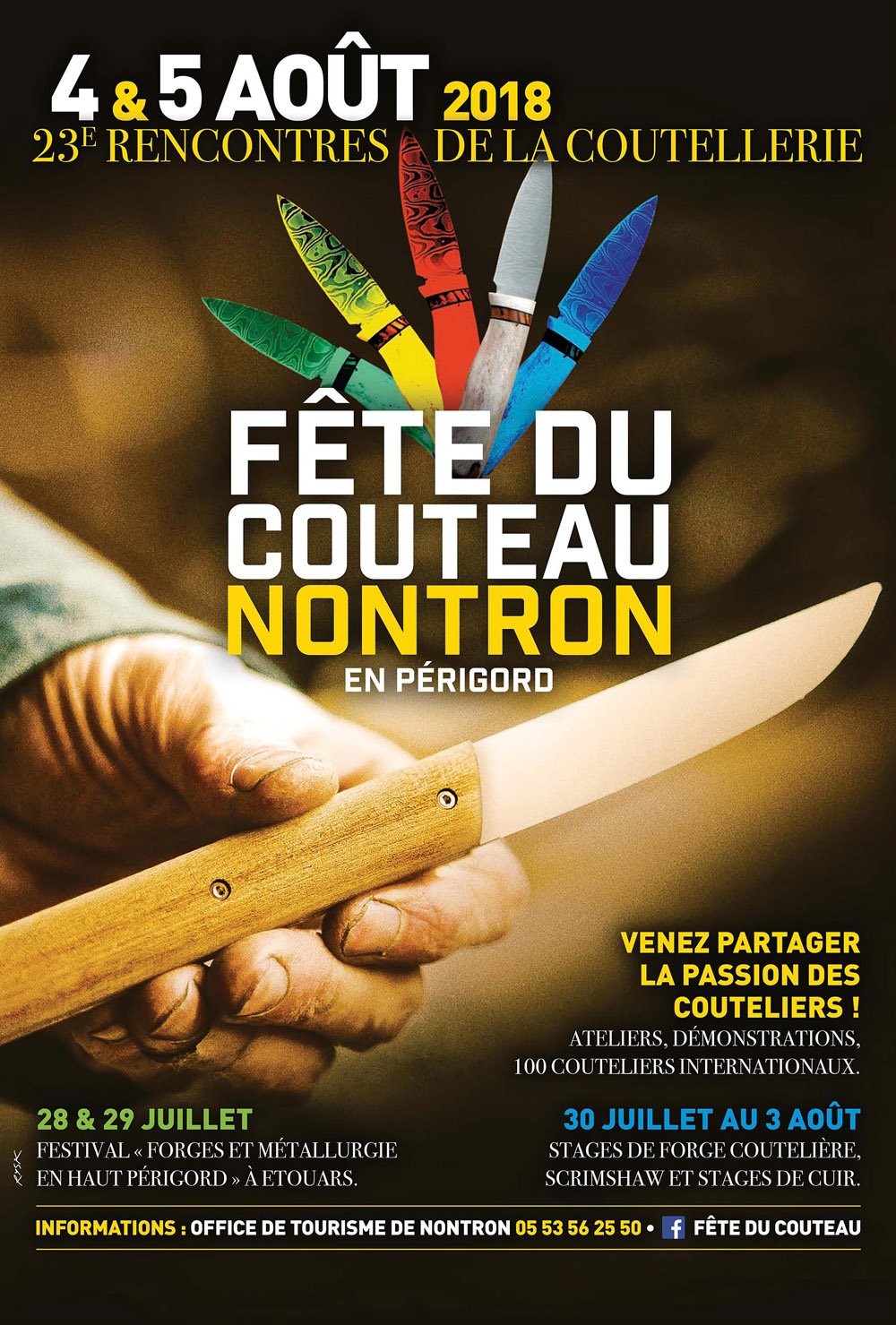 Affiche Fête du couteau 2018
