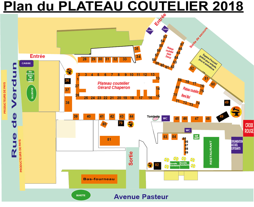 Plateau coutelier 2018