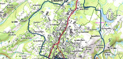 petite carte des 9 Kms